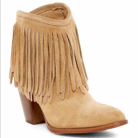 Frye Shoes - Frye llana fringe short boots size 7